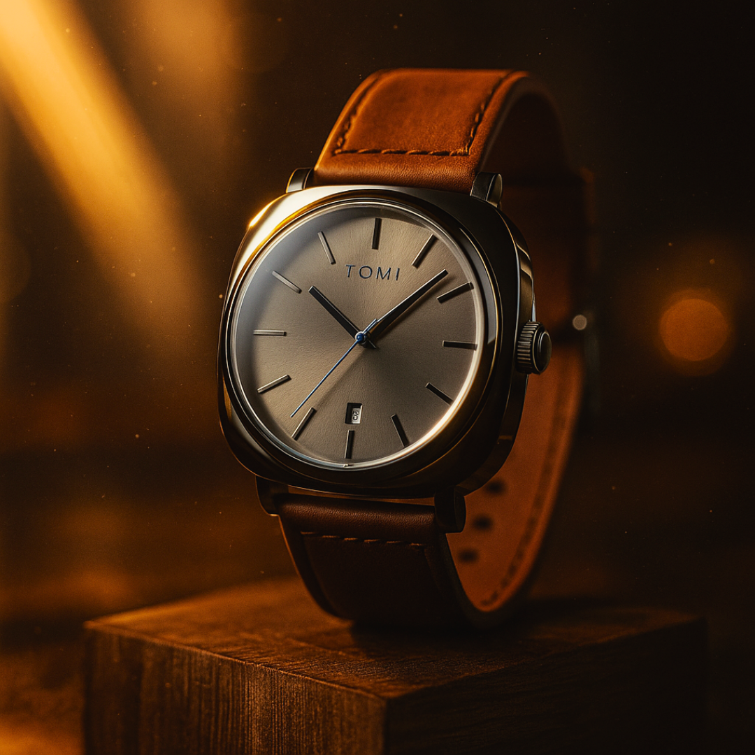 Tomi Brown Business Class Dial Watch