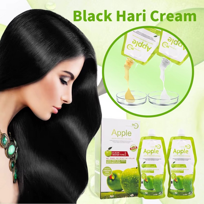 Natural Hair Dye Cream – Black Color for Men & Women