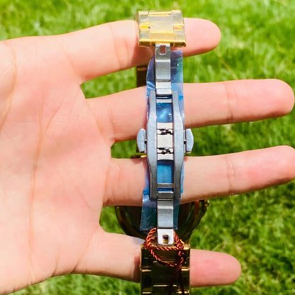 RLX  Submariner Gold with Green Dial