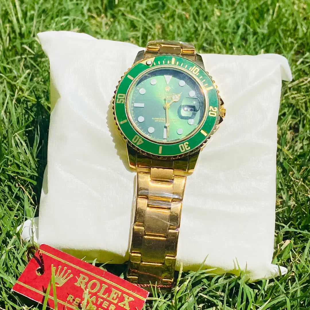 RLX  Submariner Gold with Green Dial in Pakistan