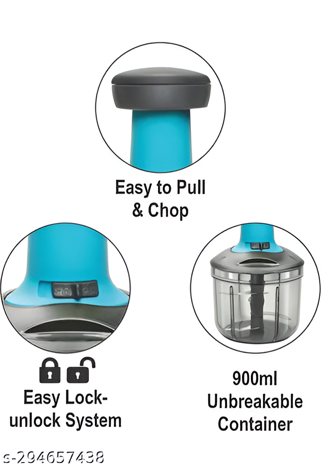 Unbreakable Hand Push Chopper | Fast & Easy Vegetable & Meat Cutter Shopezfy